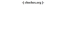 Tablet Screenshot of chochox.org